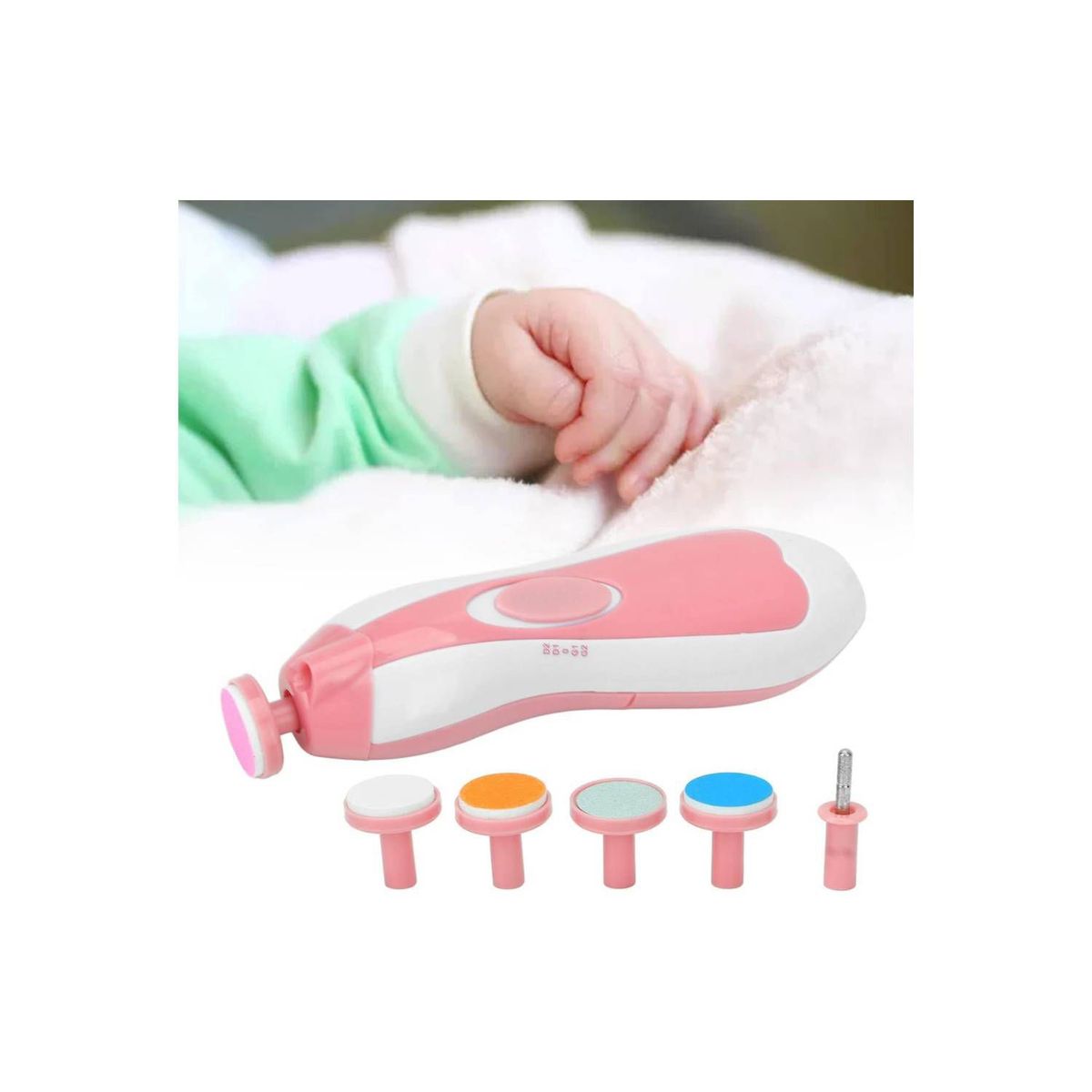 GENERICO - Limador de Uñas para Bebés - Rosado