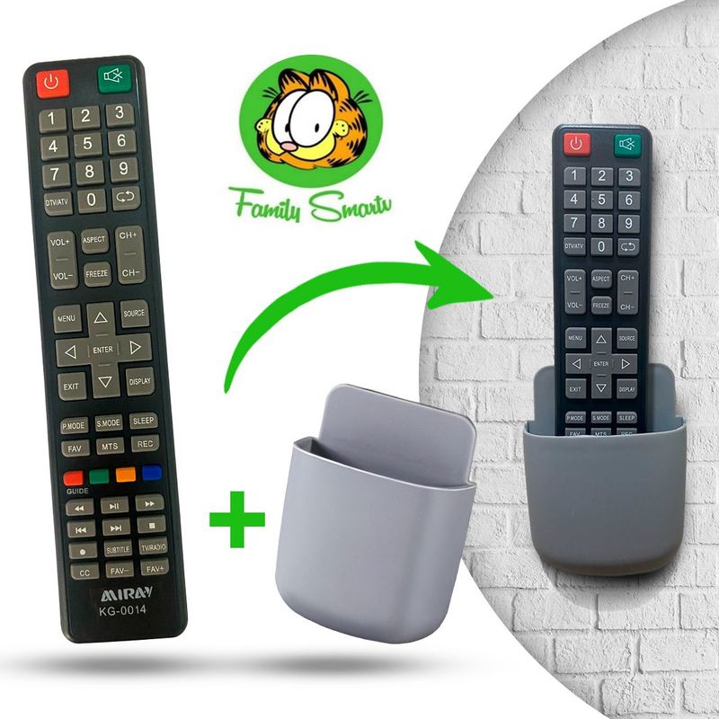 UNIVERSAL - Control Remoto Miray para Smart Tv + Soporte Multicional