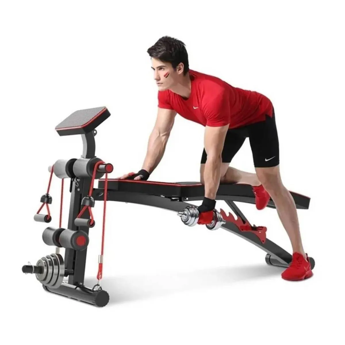 GENERICO - Banca Libre Regulable de Pesas Multiple Predicador 1208