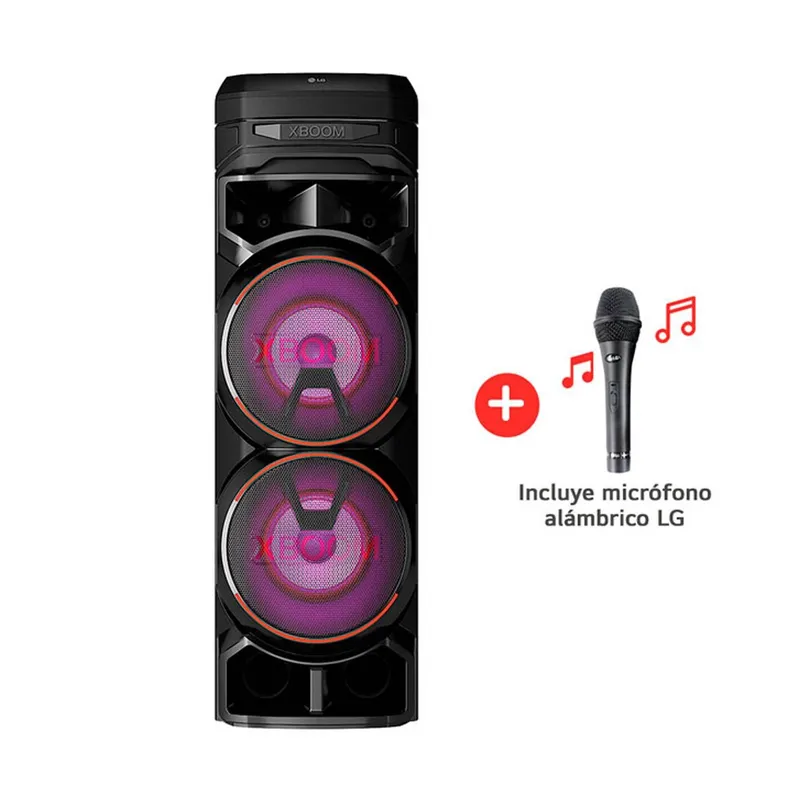LG - Equipo de Sonido LG BT XBoom RNC9 Negro