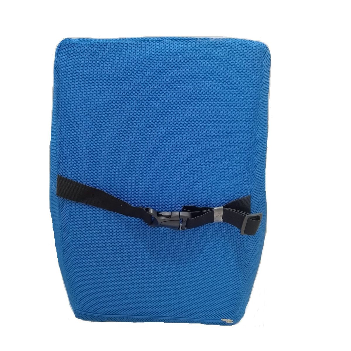 GENERICO - Cojín lumbar alto viscoelástico con gel y funda azul electrico