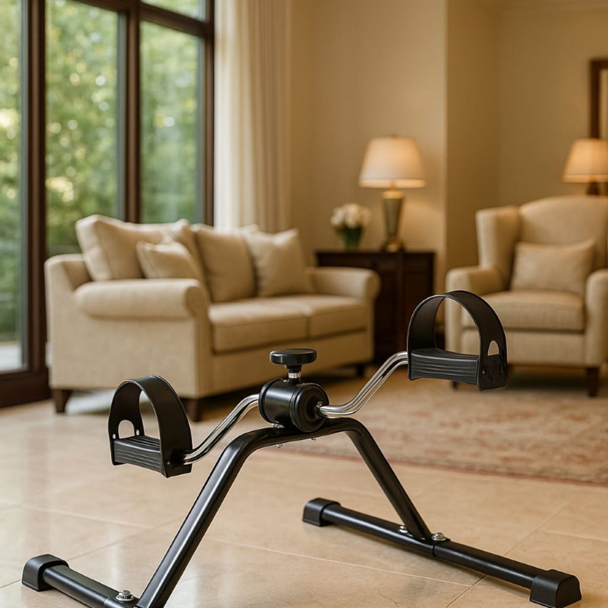 GENERICO - Pedalera Ejercitador para Cardio Ajustable