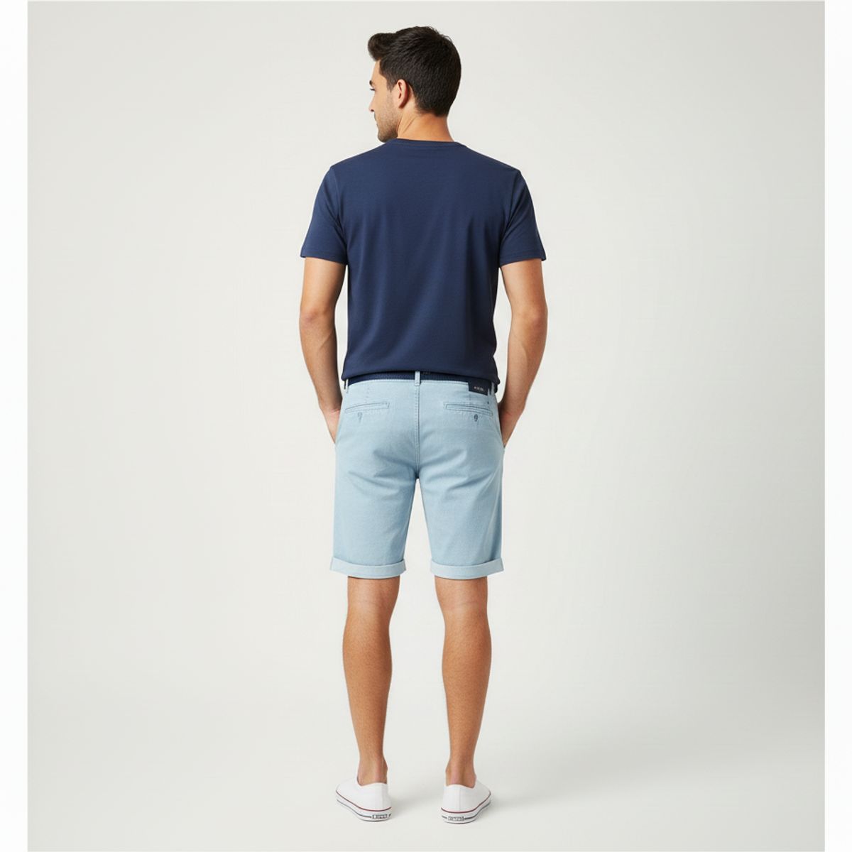 GENERICO - short dril para hombre