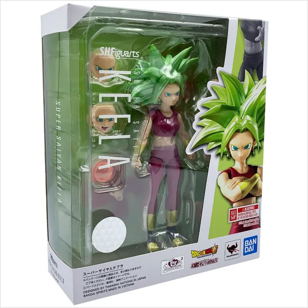 BANDAI - Figura de Accion Dragon Ball Super SH Figuarts Kefla