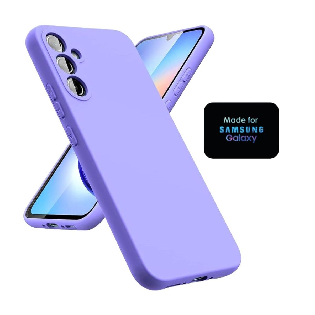 GENERICO - Silicone Case Samsung A24 Con Marca