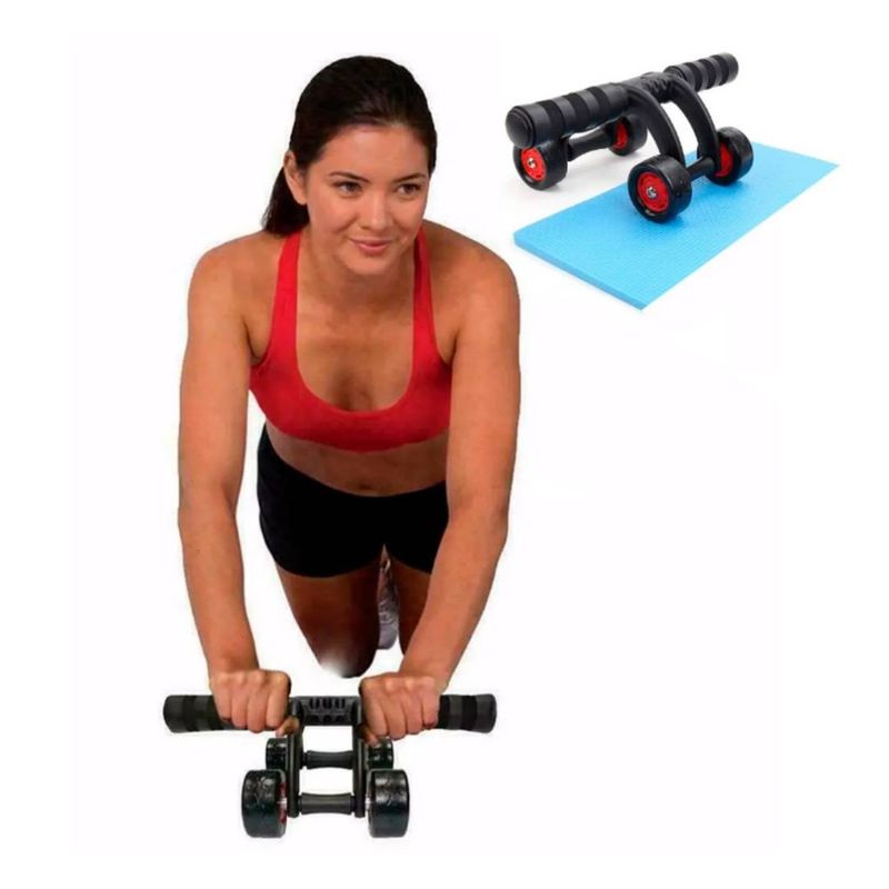 GENERICO - Ruedas Abdominales Fitness Entrenamiento de Gimnasio