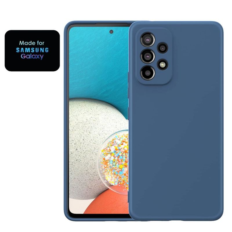 GENERICO - Silicone Case Samsung A53 Con Marca
