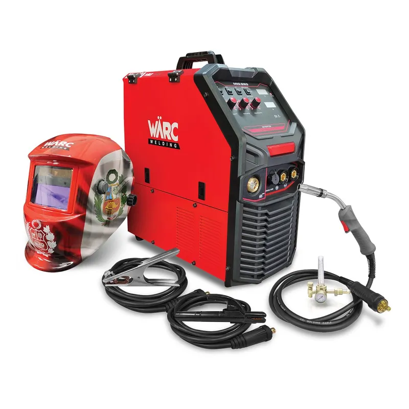 WARC - Máquina De Soldar Mig 250Amp Warc + Regulador + Fotosensible