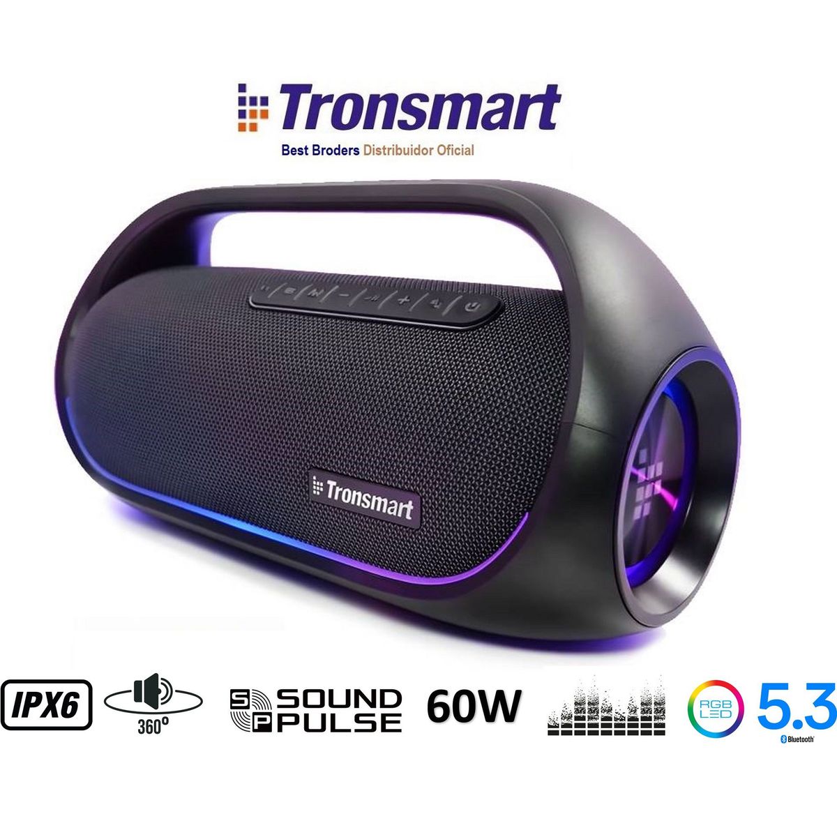 TRONSMART - Tronsmart Bang 2da Generacion 2024 Parlante Bluetooth 60W