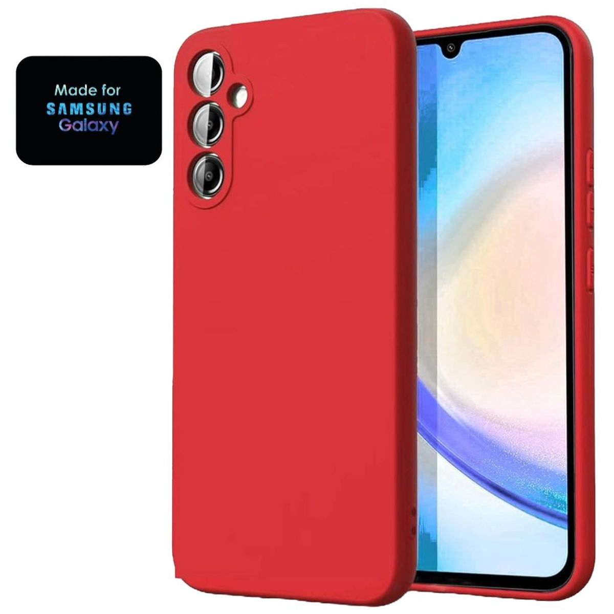 GENERICO - Silicone Case Samsung A15 Con Marca
