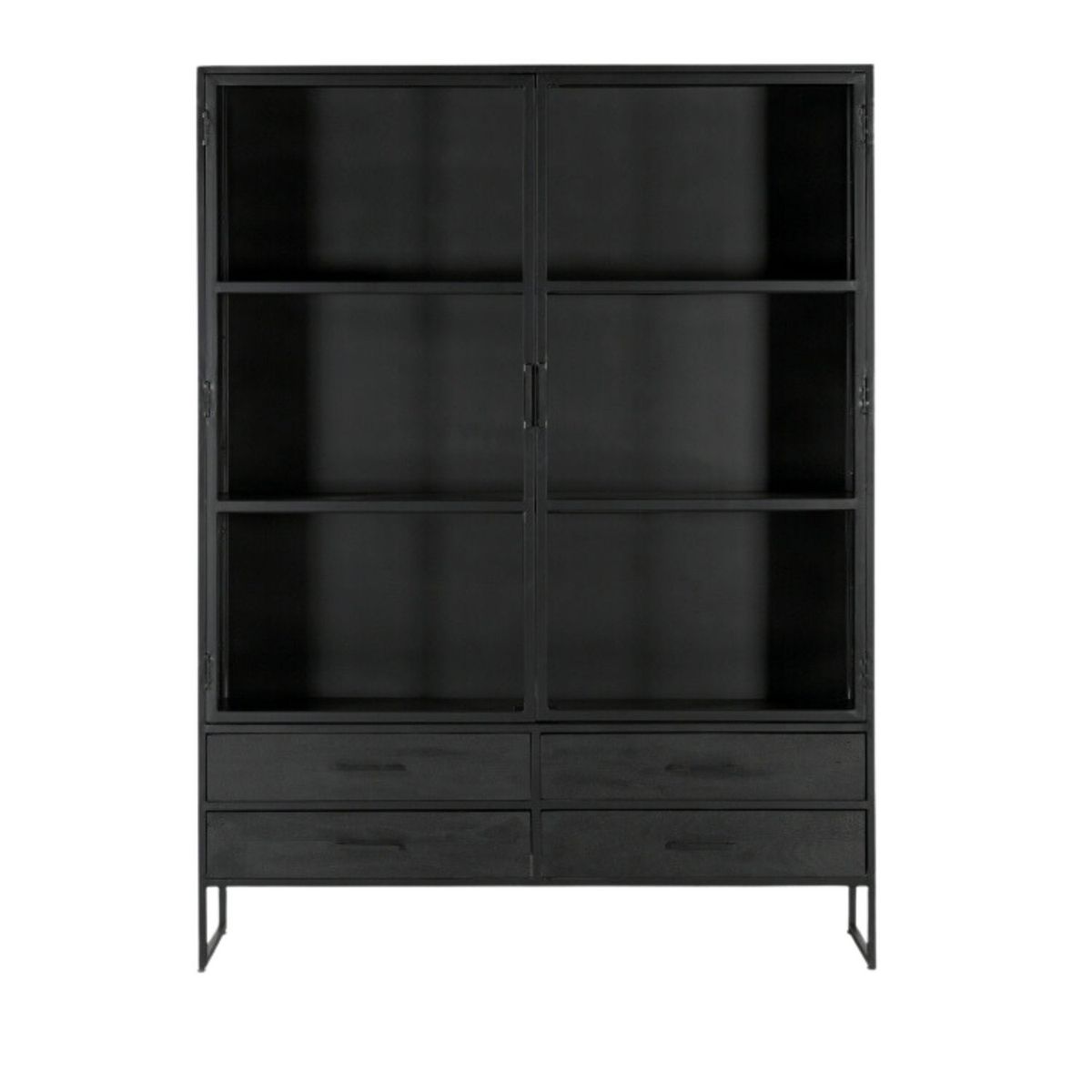 VENTITAS HOME - Estante Vanguardista Isabelle Ventitas Home Roble Negro
