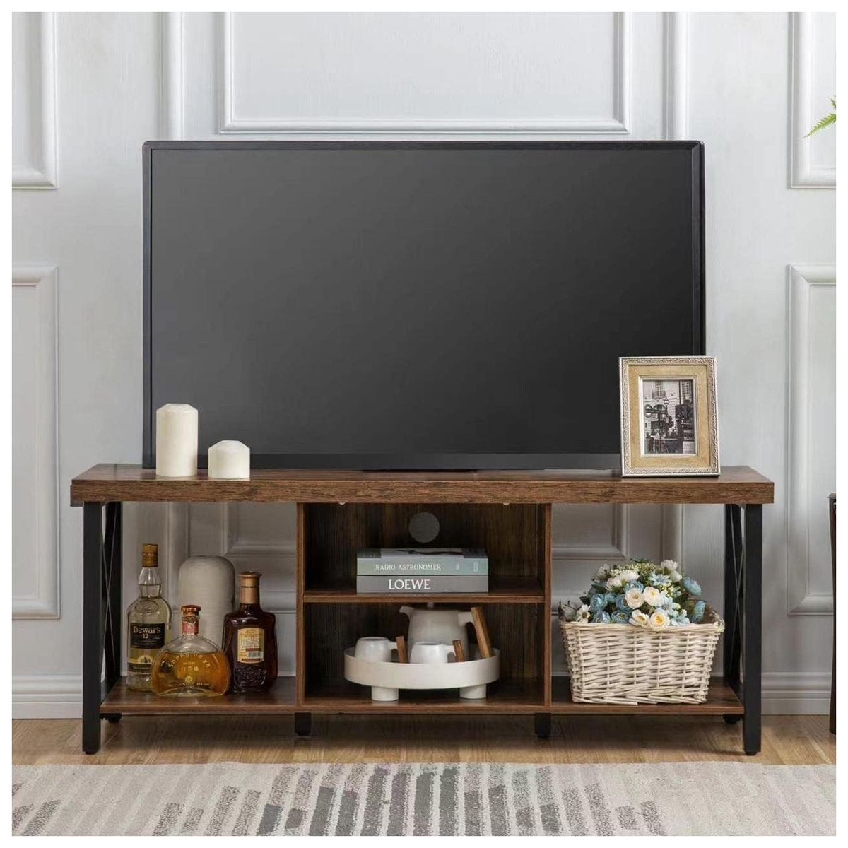 VENTITAS HOME - Mesa de Tv 60” Industrial Gregoria Ventitas Home Gales