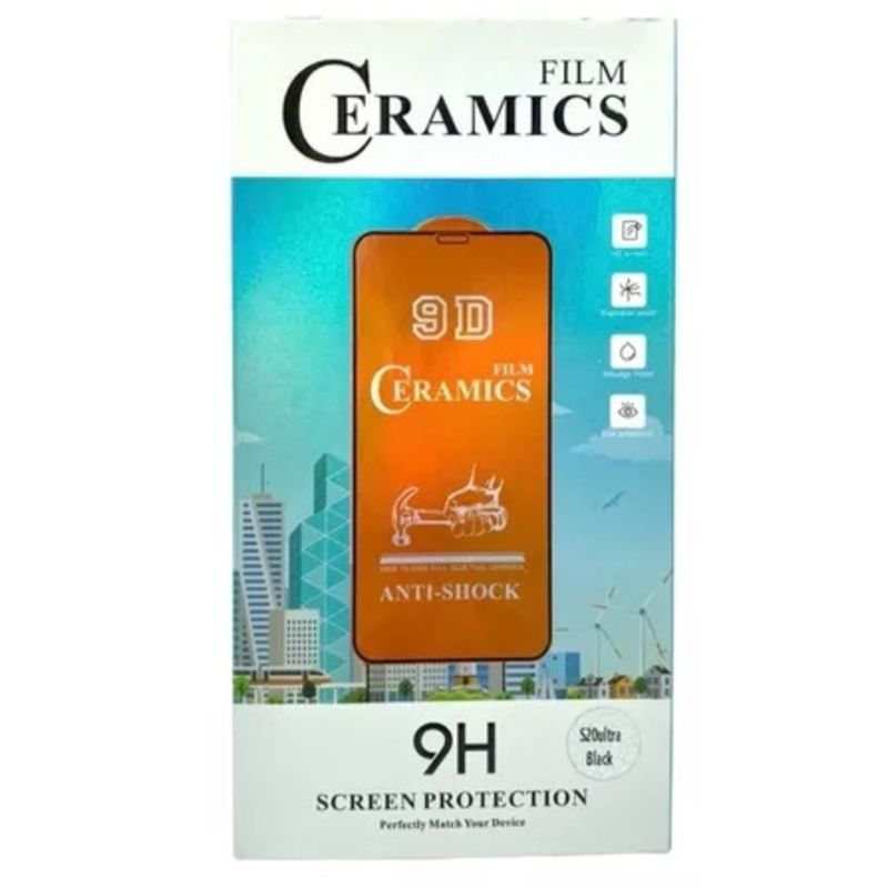 GENERICO - Mica para Samsung S23 Ultra Protector de Cerámica Curva Antishock