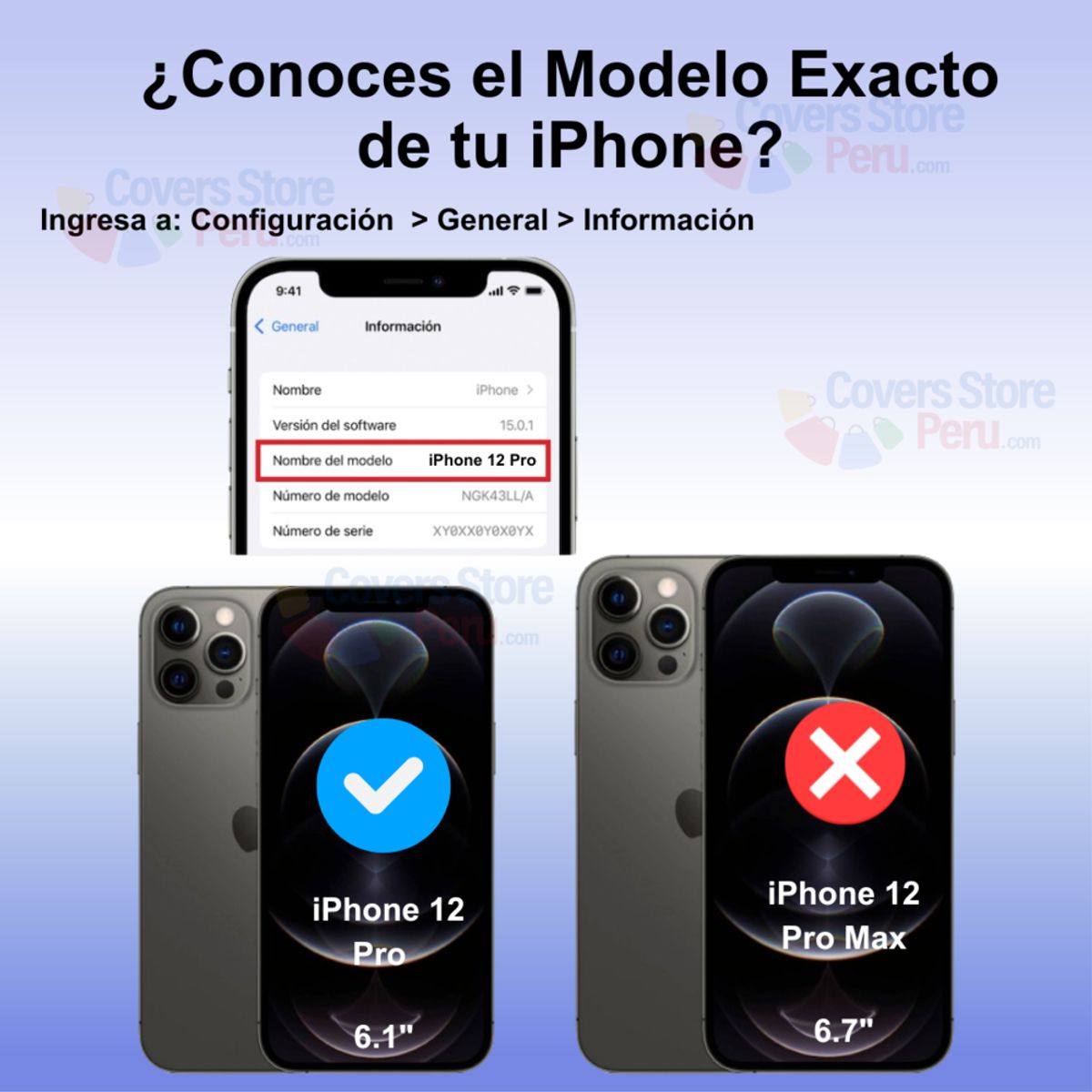 GENERICO - Mica de Vidrio Trasera para iPhone 12 Pro Protector Cristal Antishock