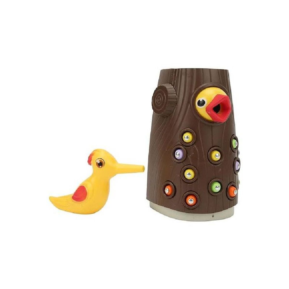 GENERICO - Juguete Montessori Pájaro Carpintero Magnético