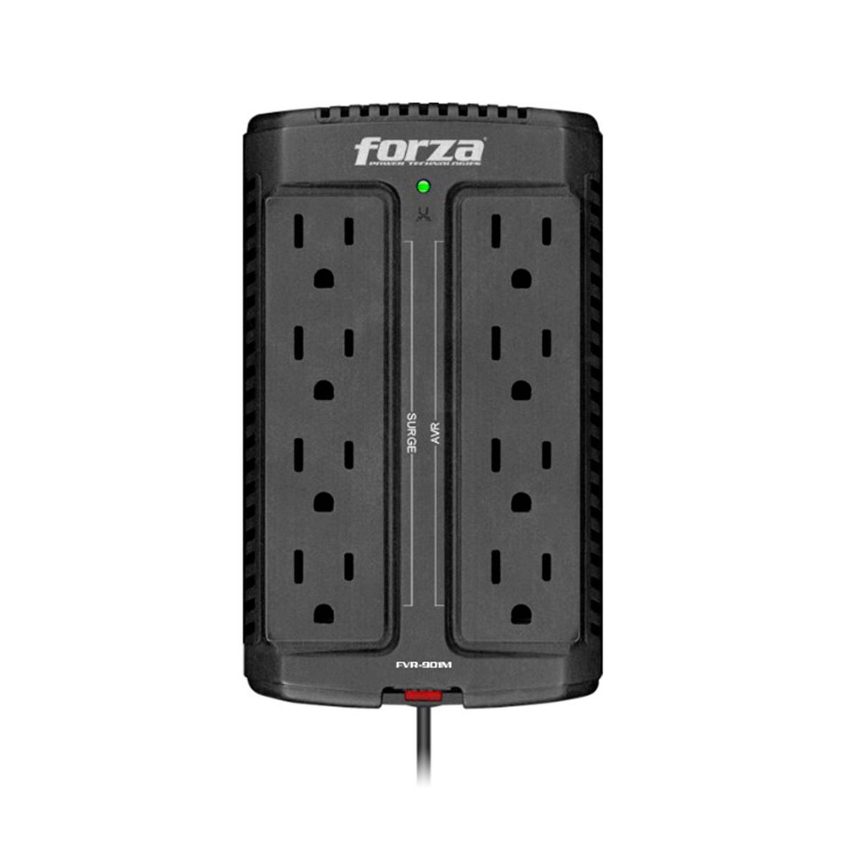FORZA POWER TECHNOLOGIES - ESTABILIZADOR FORZA 8 TOMAS, 900VA/450W, 220V - P/N: FVR-902
