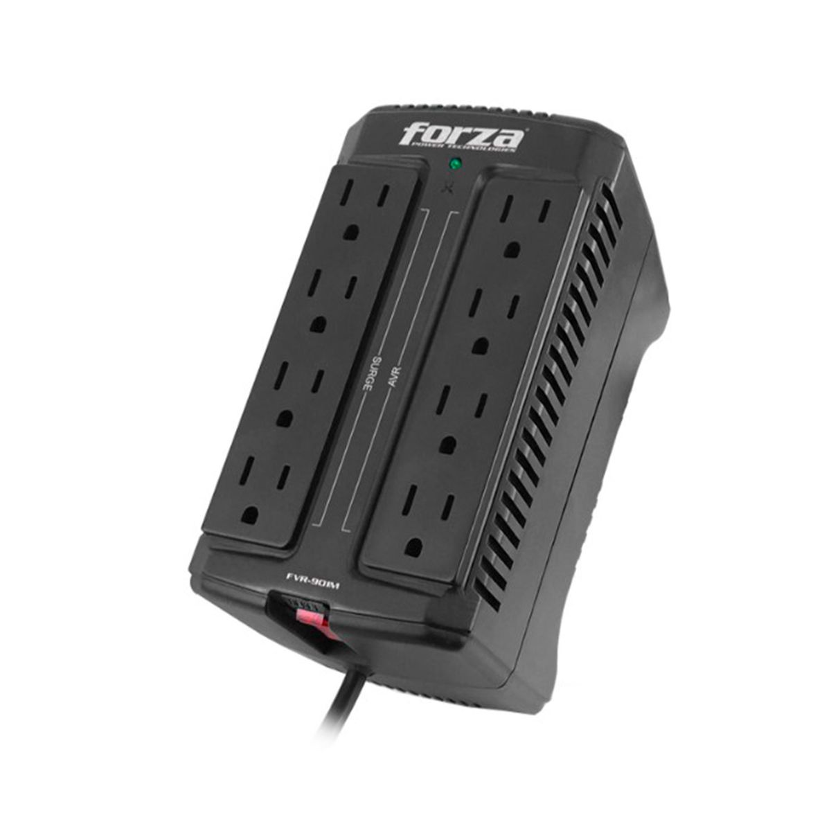 FORZA POWER TECHNOLOGIES - ESTABILIZADOR FORZA 8 TOMAS, 900VA/450W, 220V - P/N: FVR-902