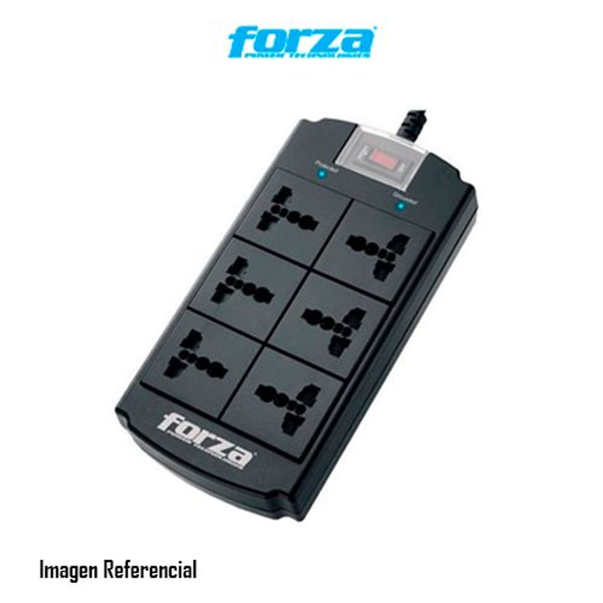 FORZA - SUPRESOR DE PICO FORZA FSP-06MN,6 TOMAS,1800W - P/N:FSP-06MN