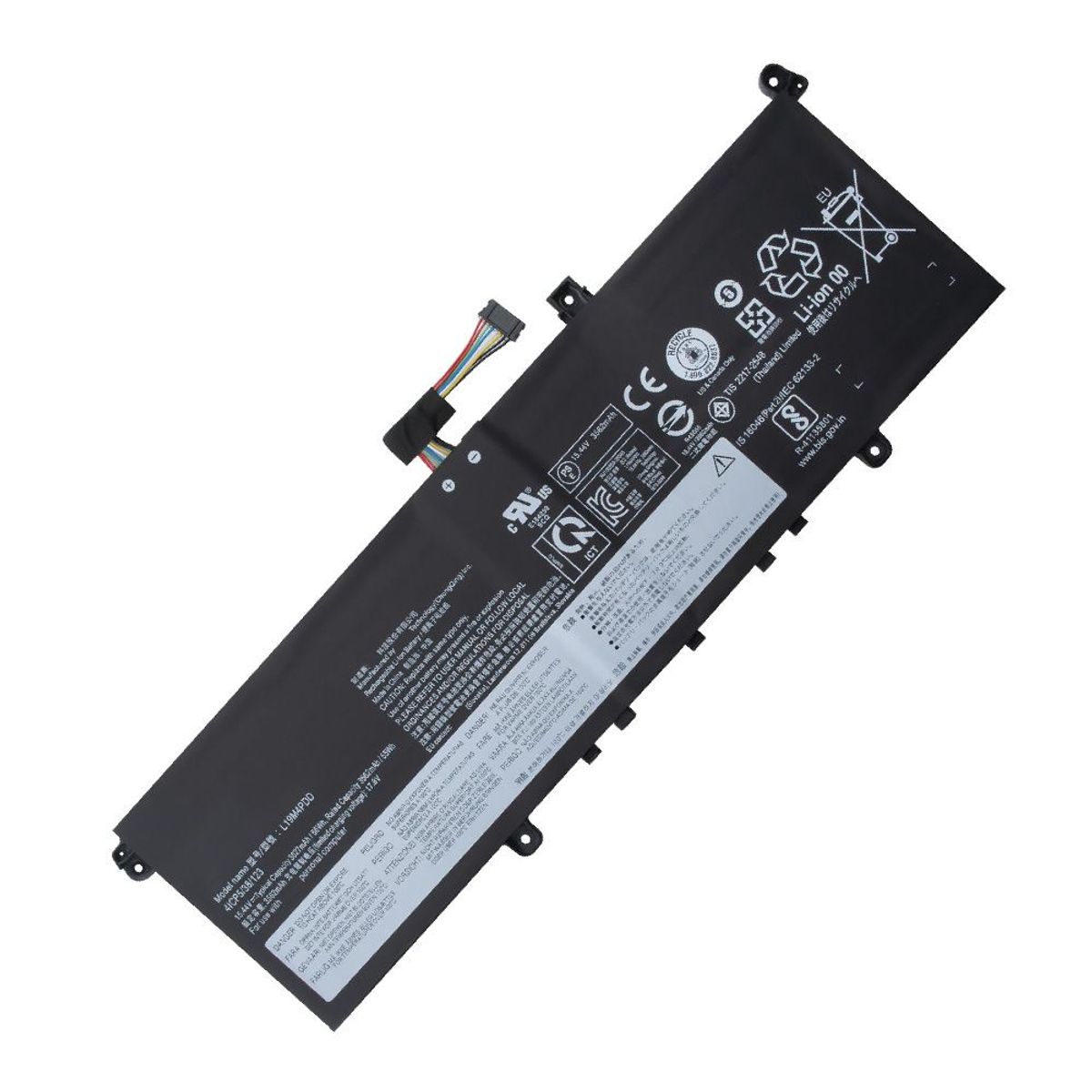 GENERICO - BATERIA PARA LENOVO L19C4PDD L19M4PDD 56Wh 15.44V 4 CELDAS 13S G2