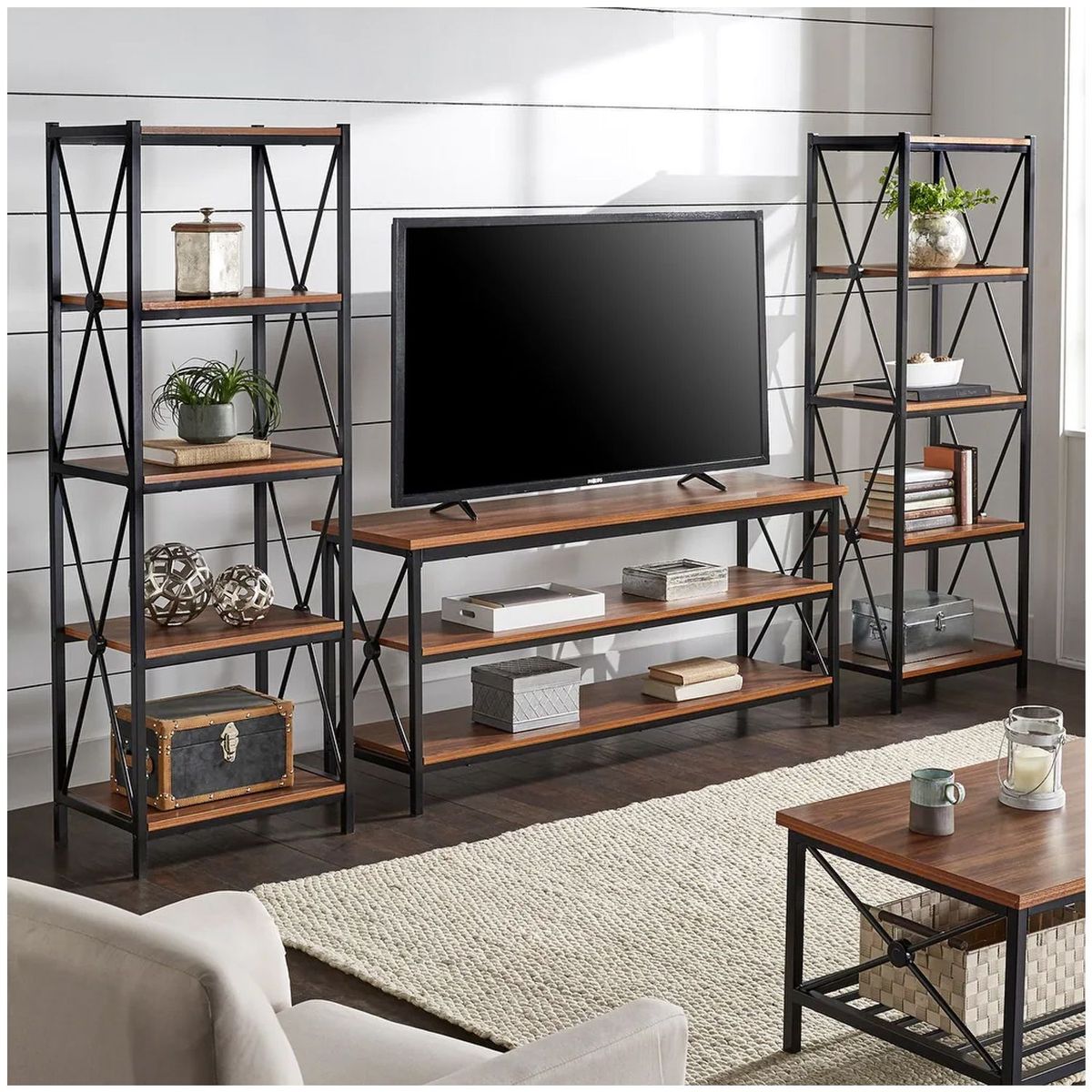 VENTITAS HOME - COMBO Mesa + 2 Estantes Aurora Ventitas Home Gales