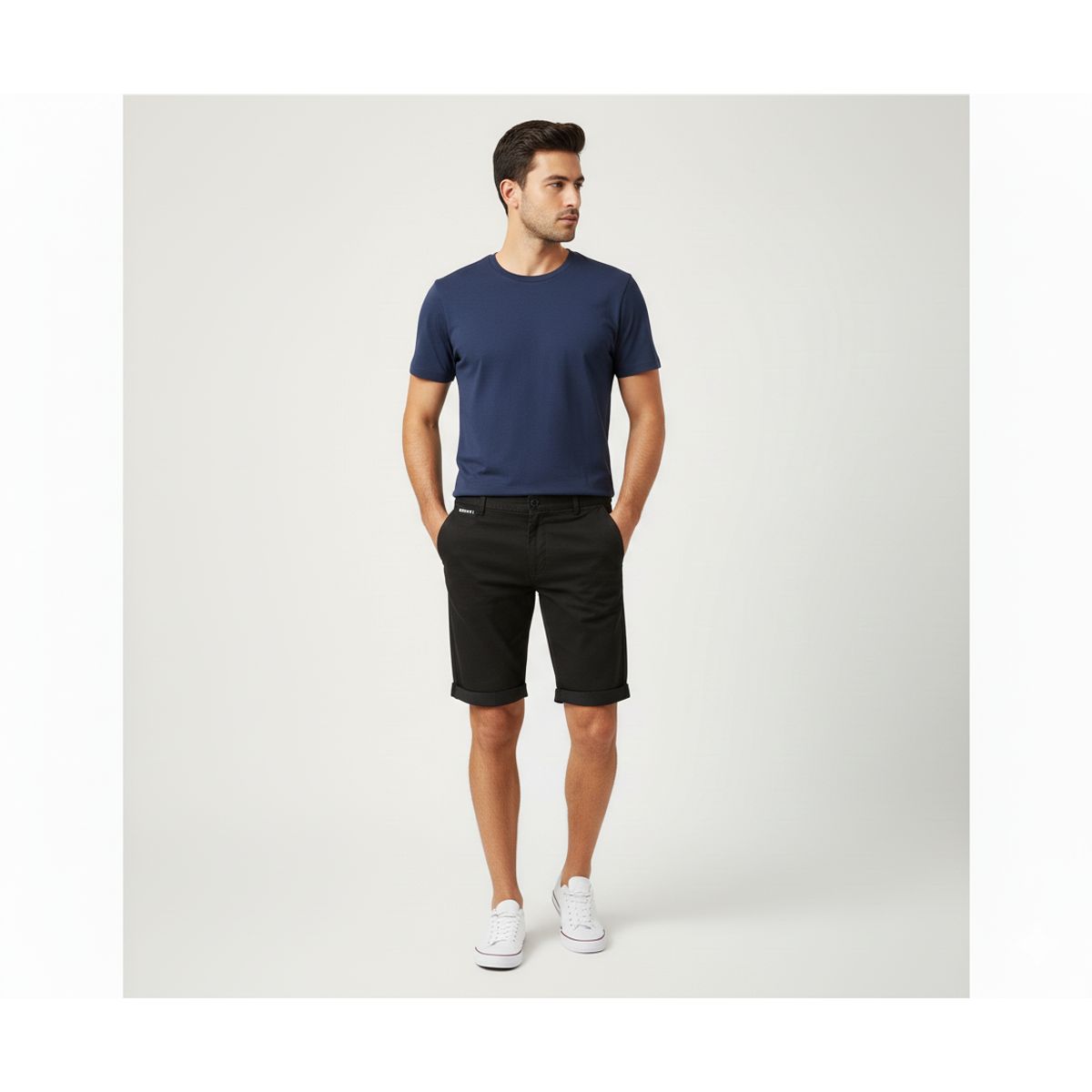 GENERICO - short dril para hombre