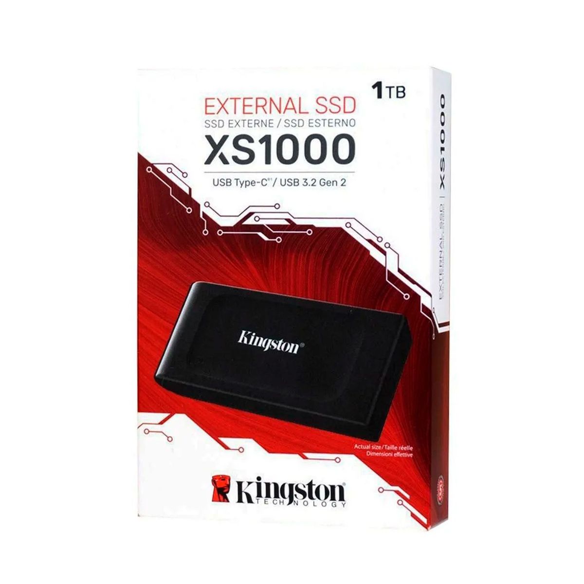 KINGSTON - UNIDAD DE ESTADO SOLIDO EXT KINGSTON XS1000 1TB P/N: SXS1000/1000G