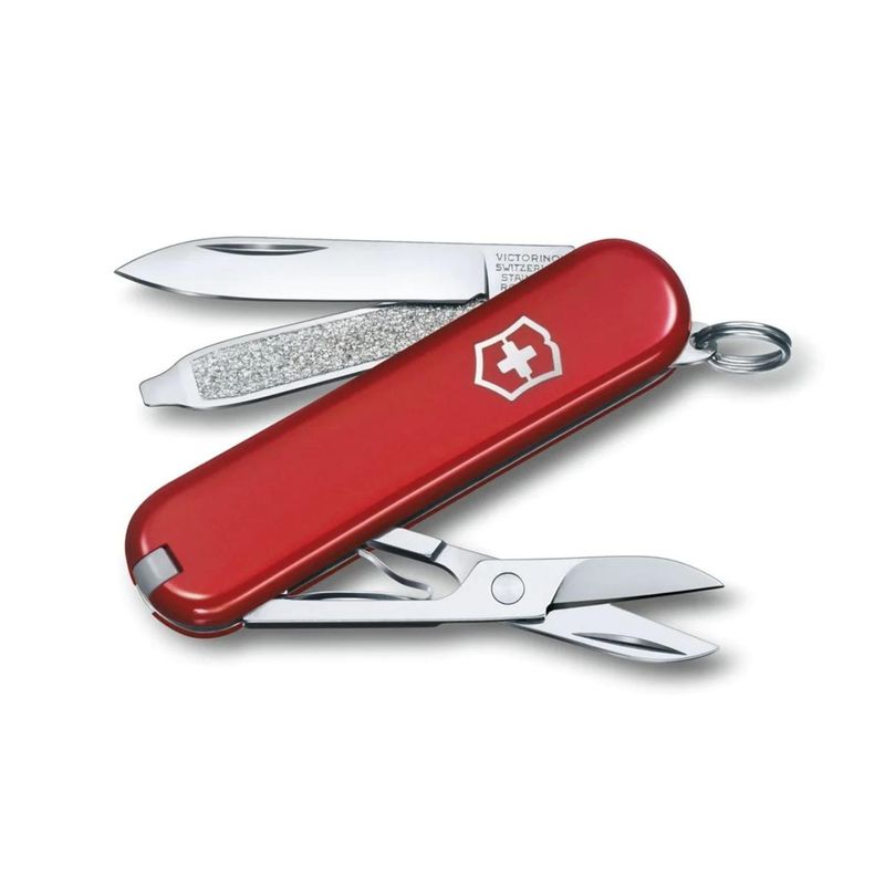 VICTORINOX - Navaja Suiza Clasica Victorinox Classic SD - Rojo - Roja