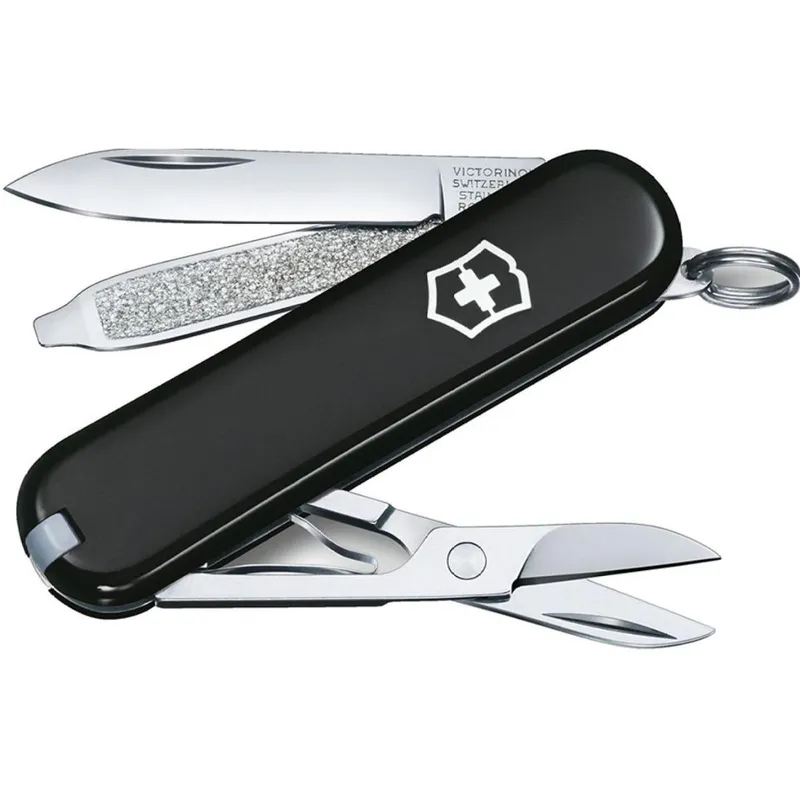 VICTORINOX - Navaja Suiza Clasica Victorinox Classic SD - Negro - Negra