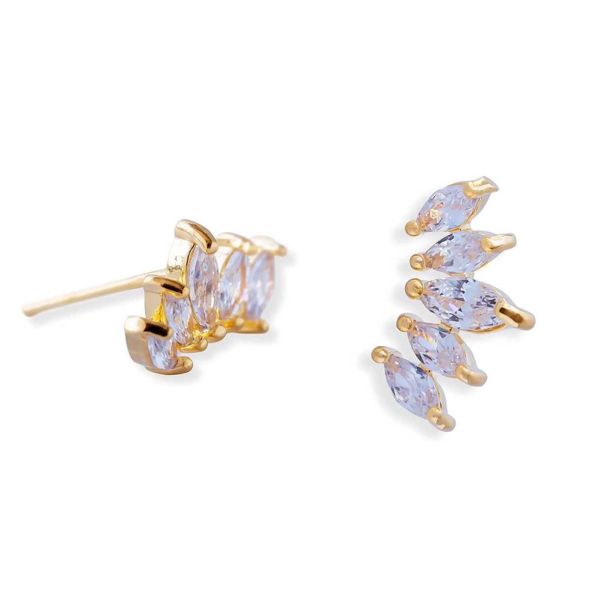 AMBAR JOYERIA - Arete Trepador Gloria LAMINADO EN ORO