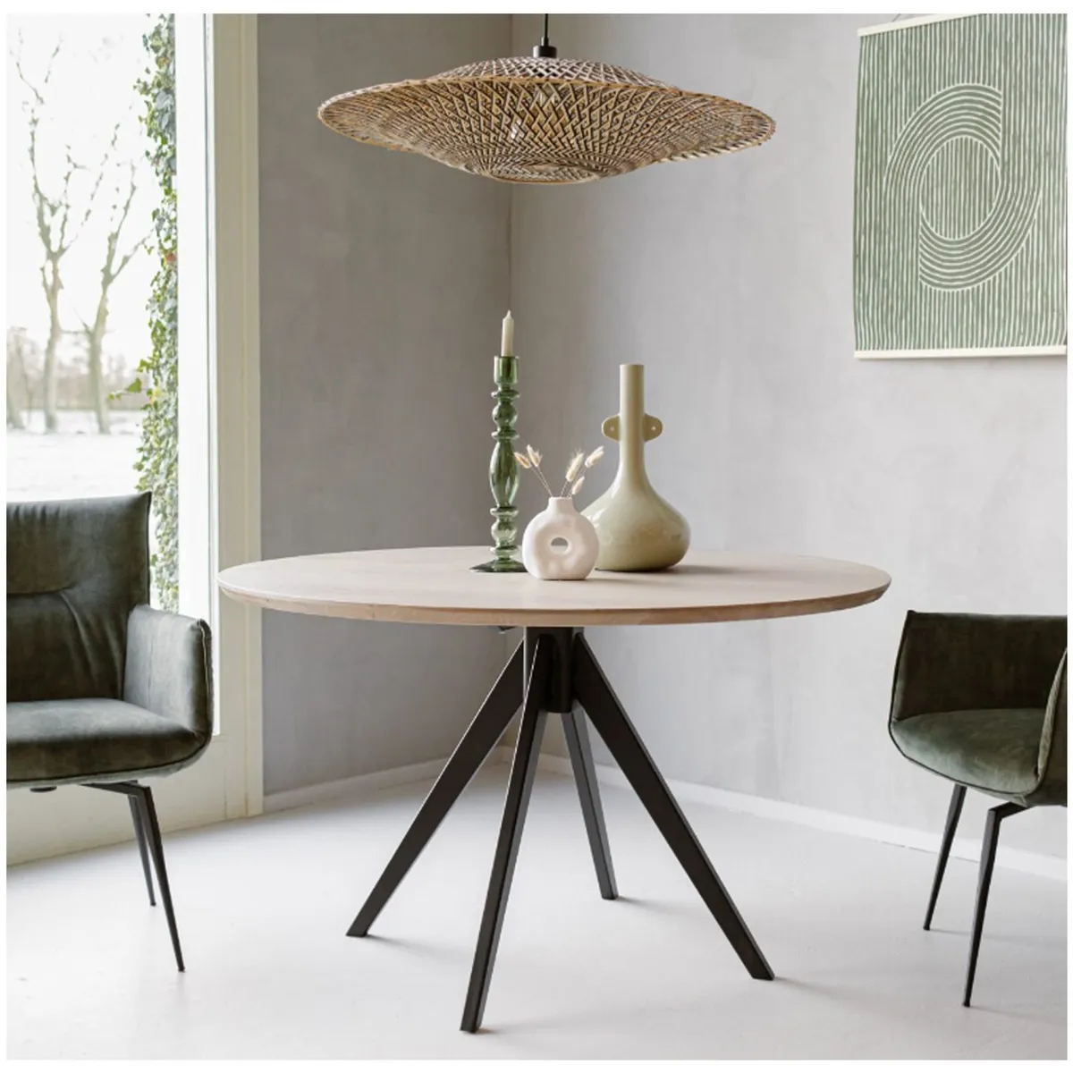 VENTITAS HOME - Mesa de Comedor Bernadette Ventitas Home Manzano