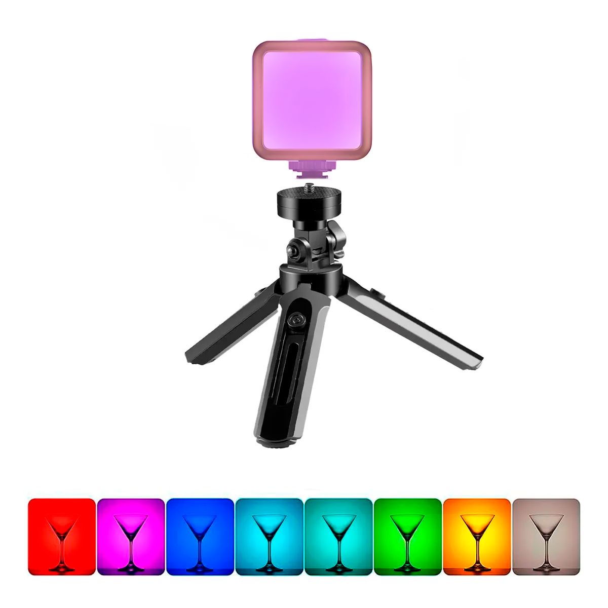 ULANZI - Mini Luz Led Ulanzi Vl49 Rgb Recargable  Trípode Multifuncional