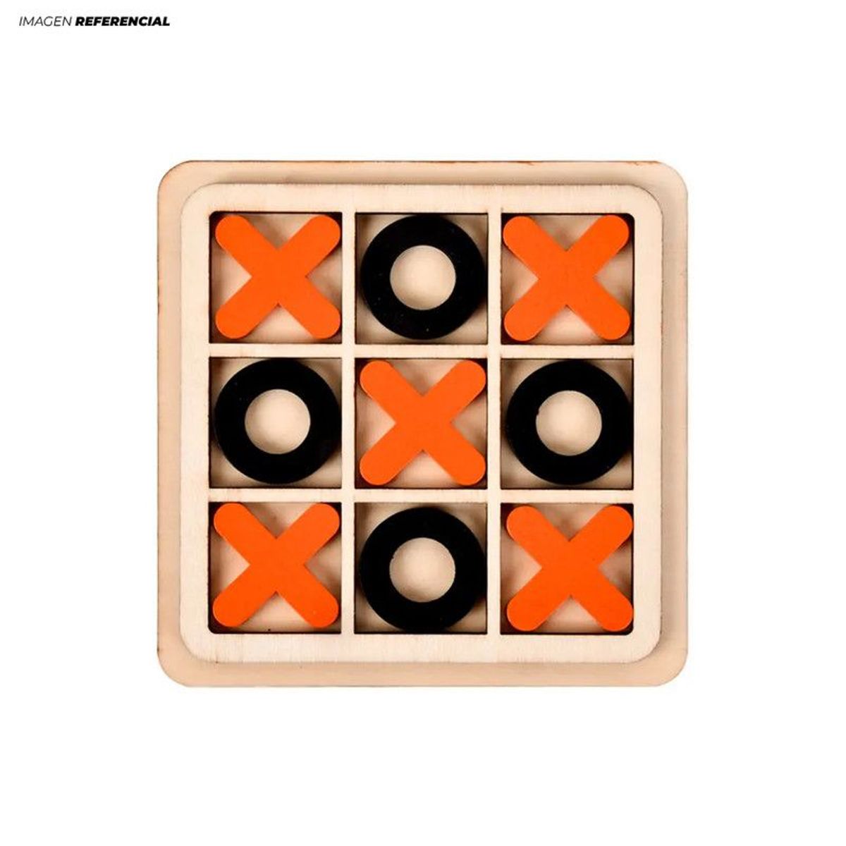 GENERICO - Juego de Mesa Hecho de Madera 3 en Raya