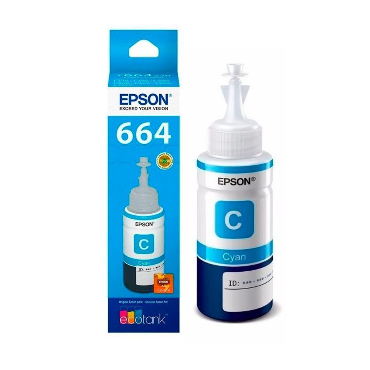 EPSON - Tinta 664 original tinta epson tinta cyan epson serie L