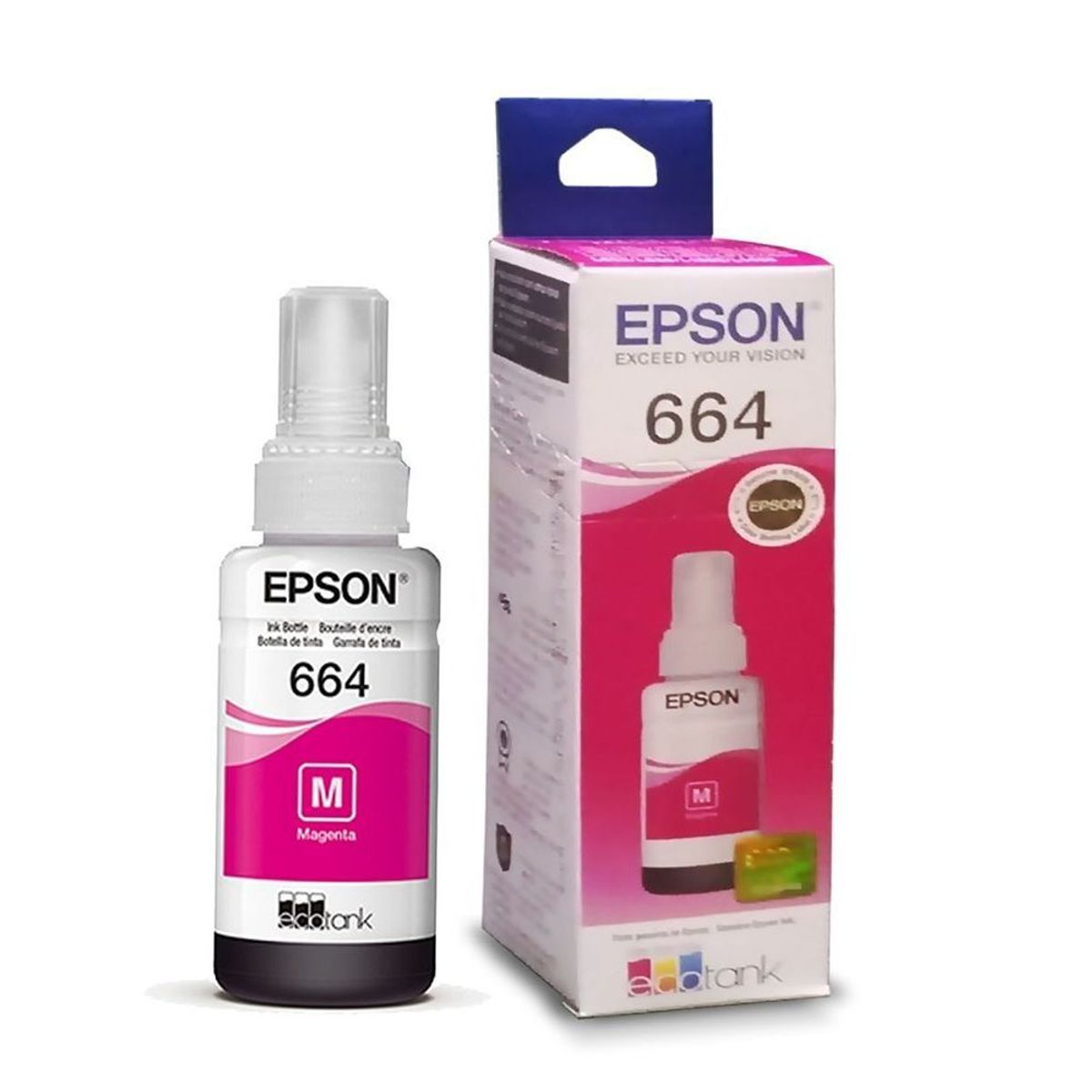 EPSON - Botella tinta EPSON T664220 magenta 664 serie L 100% original