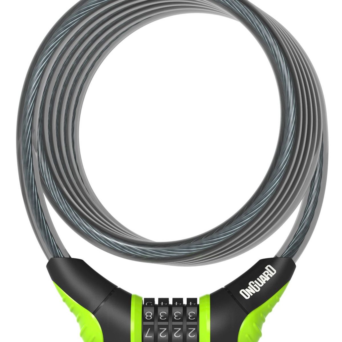 ONGUARD - Cable Cable OnGuard Doberman Neon 8159 Combinacion Bicicleta