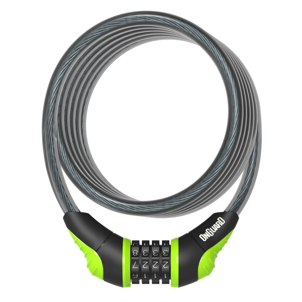 ONGUARD - Cable Cable OnGuard Doberman Neon 8159 Combinacion Bicicleta