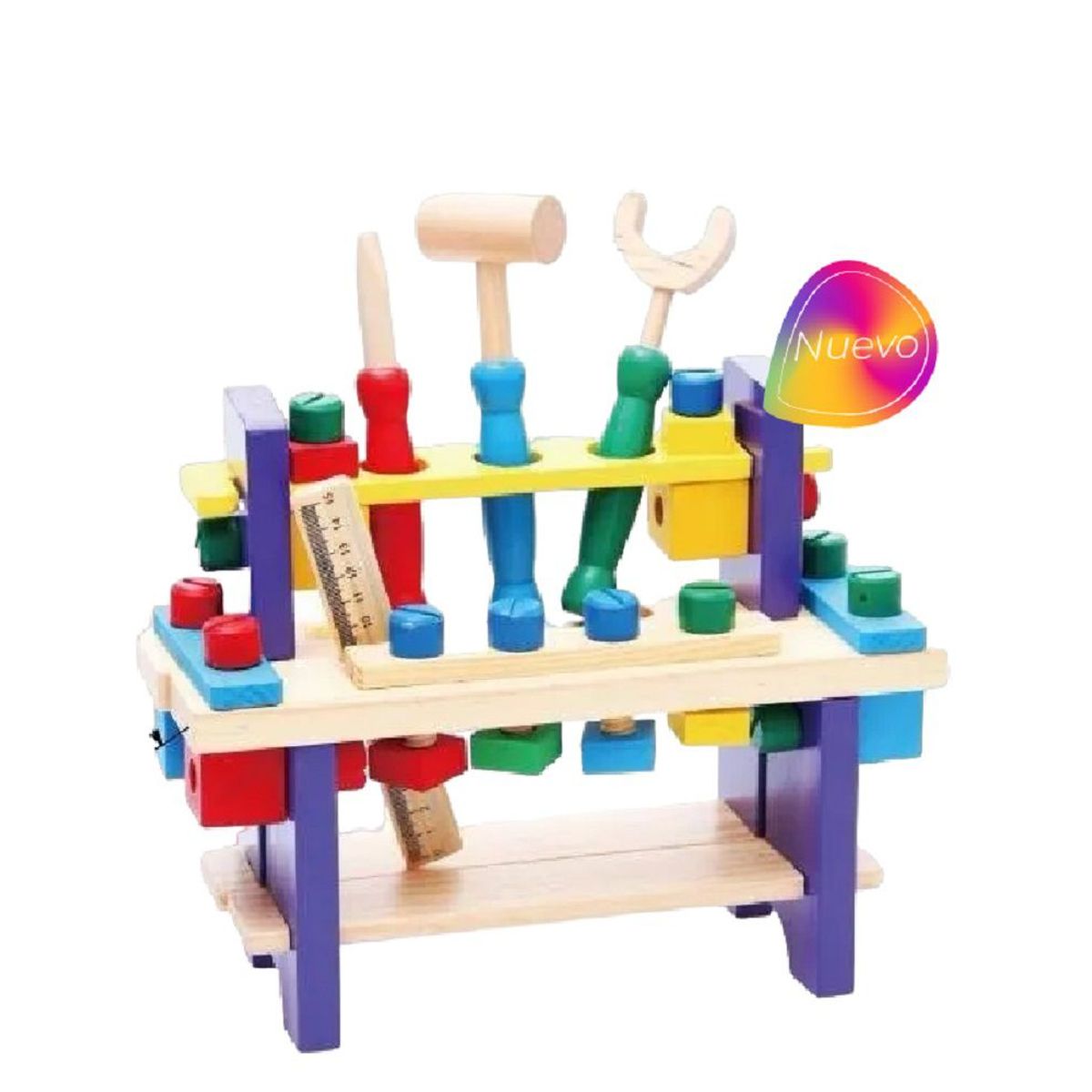 GENERICO - Juguete Didáctico Set Herramientas De Madera