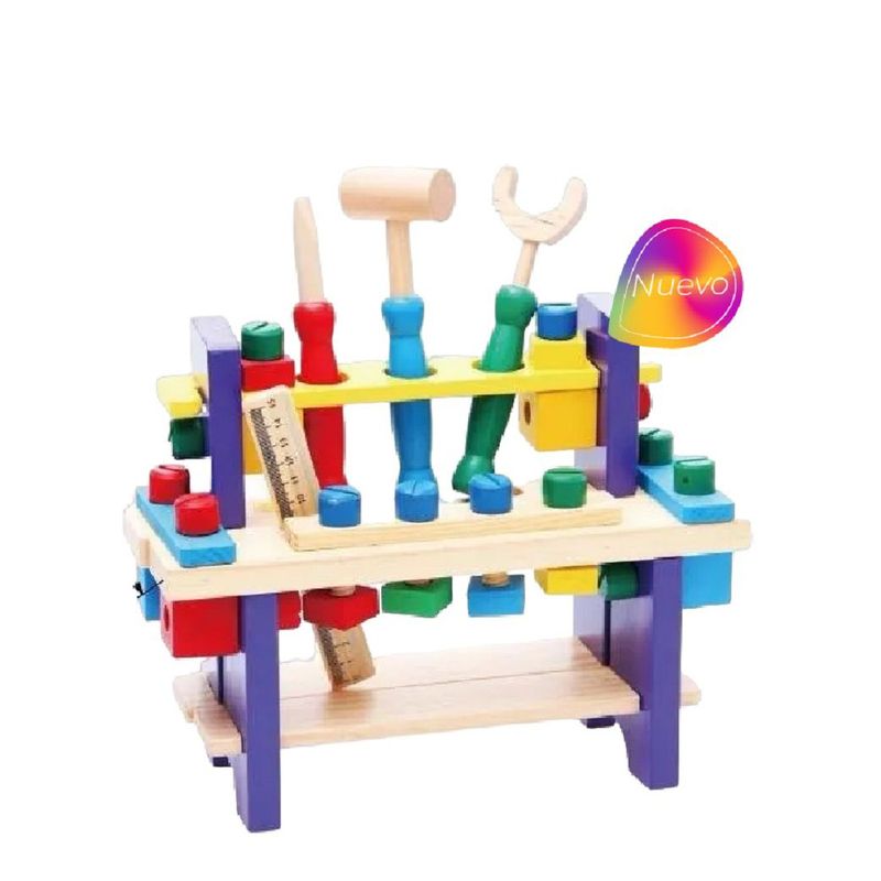 GENERICO - Juguete Didáctico Set Herramientas De Madera