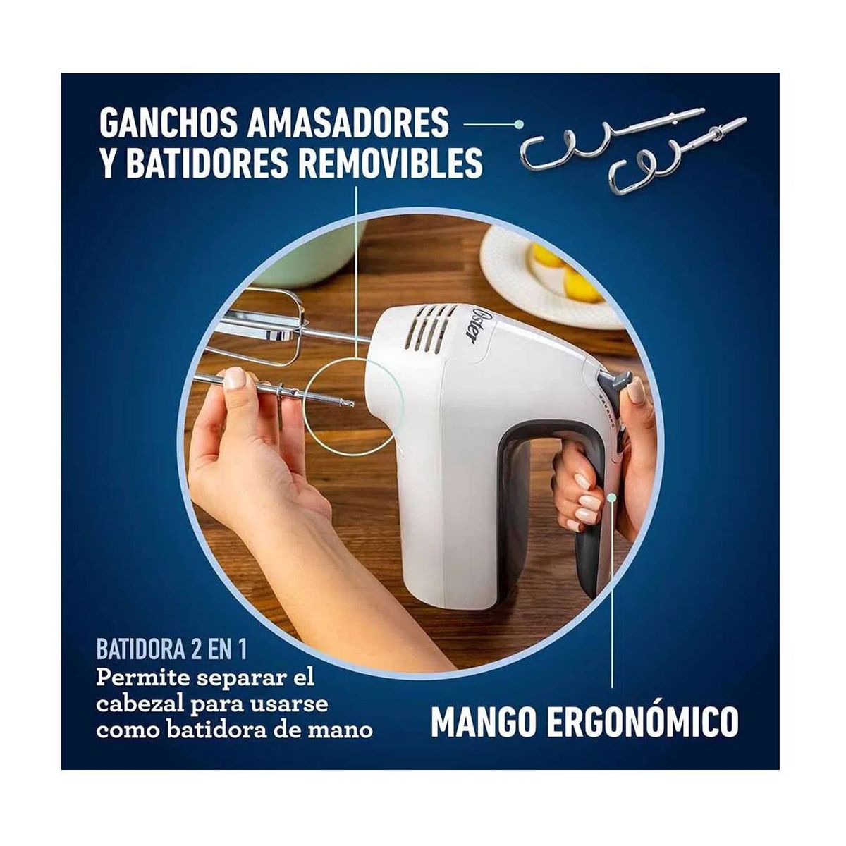 OSTER - Batidora de Mano Pedestal FPSTHS3611 250W