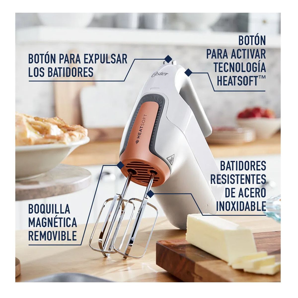 OSTER - Batidora de Mano Oster FPSTHMAMR