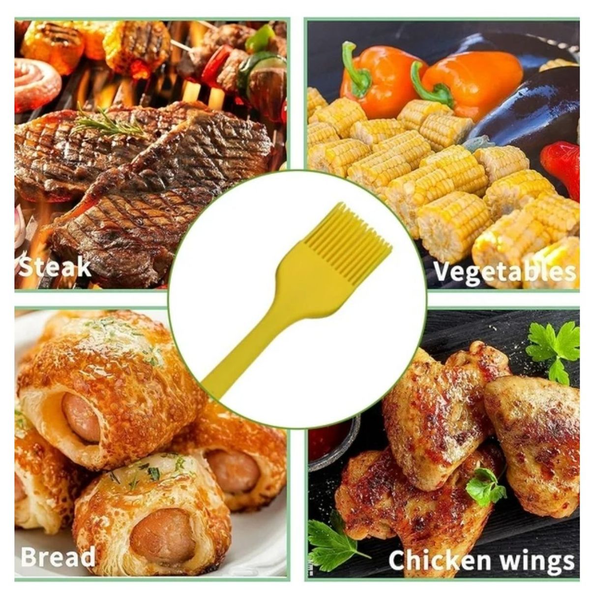 GENERICO - Brocha de Silicona para Cocinar Crema