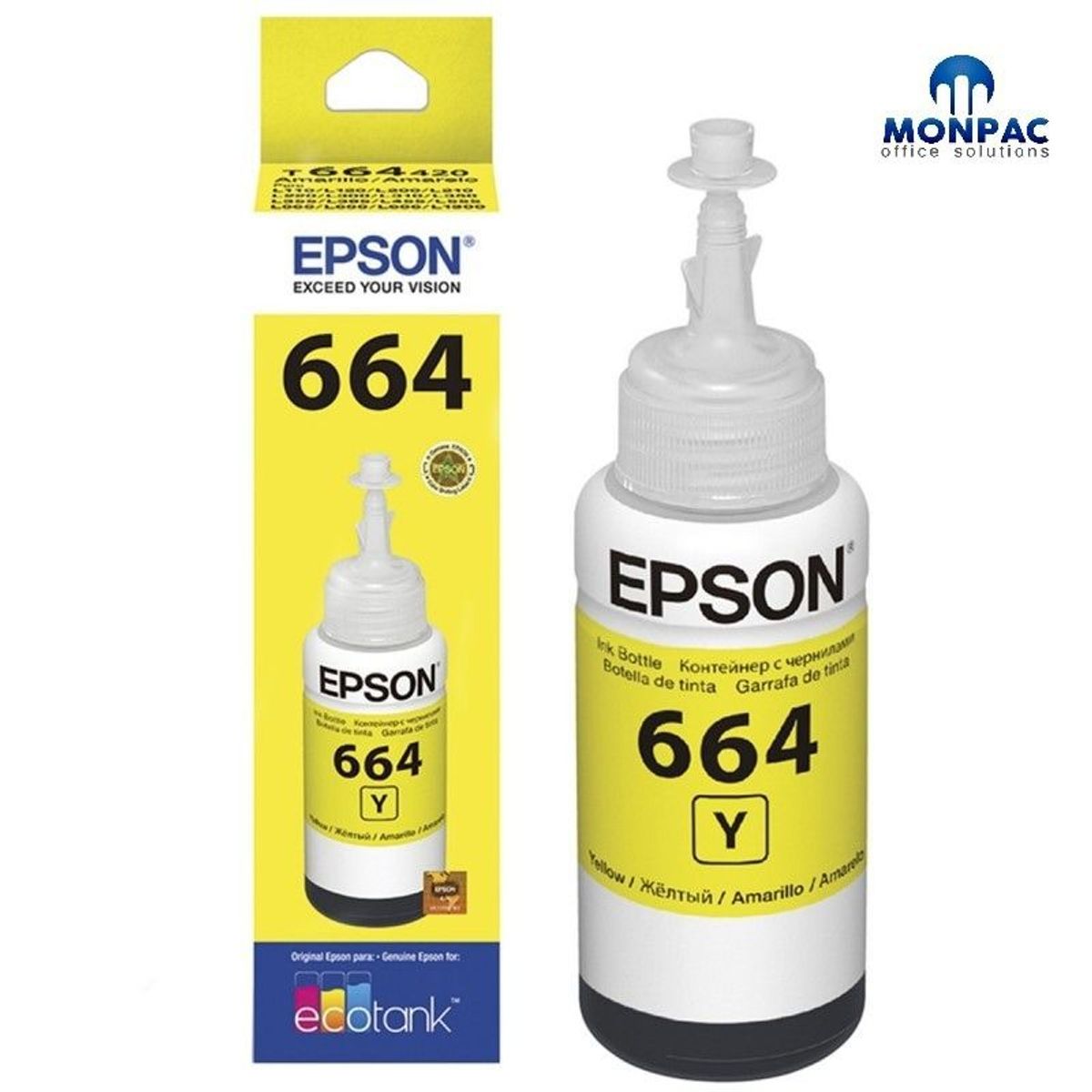 EPSON - Tinta 664 original tinta epson tinta AMARILLO epson serie L