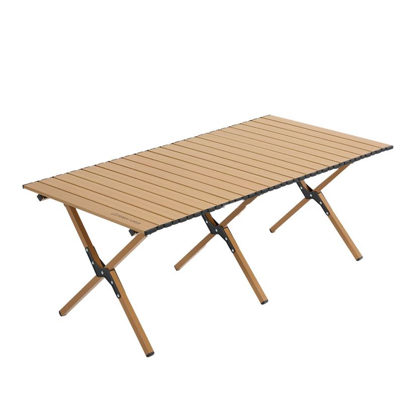 TERRA FORCE - Mesa Plegable Camping Licanray - Burlywood