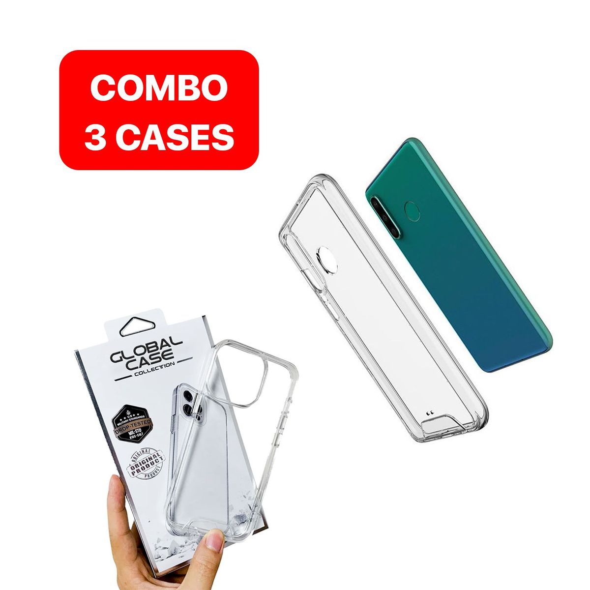 SPACE - Combo Case Space Para Huawei P30 Lite