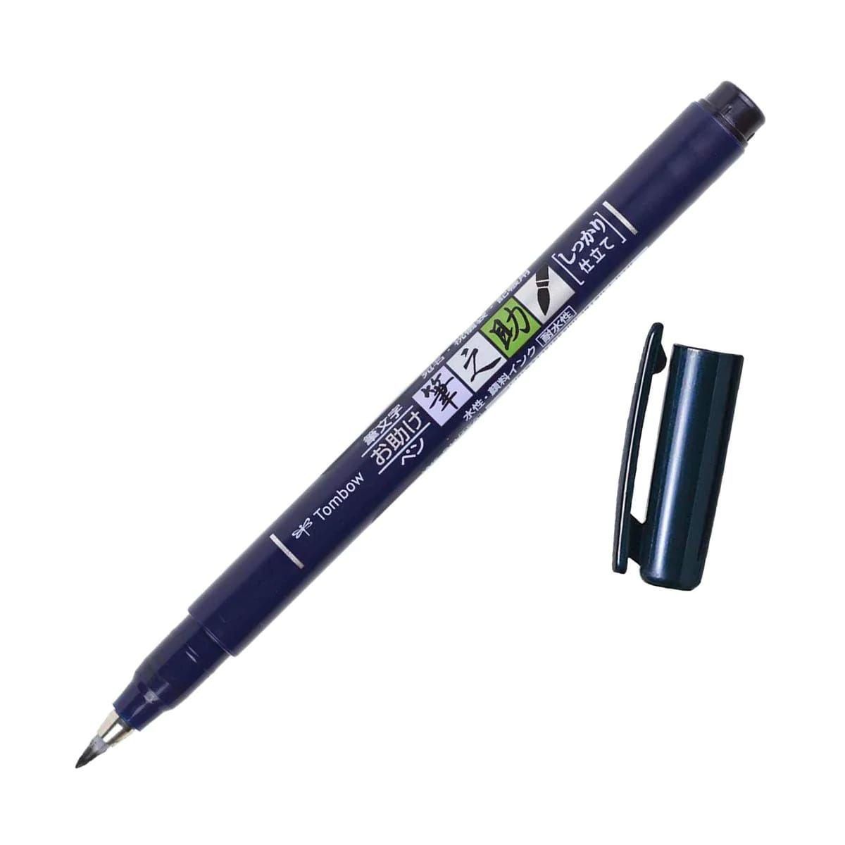 TOMBOW - Marcador tombow fudenosuke punta dura negro