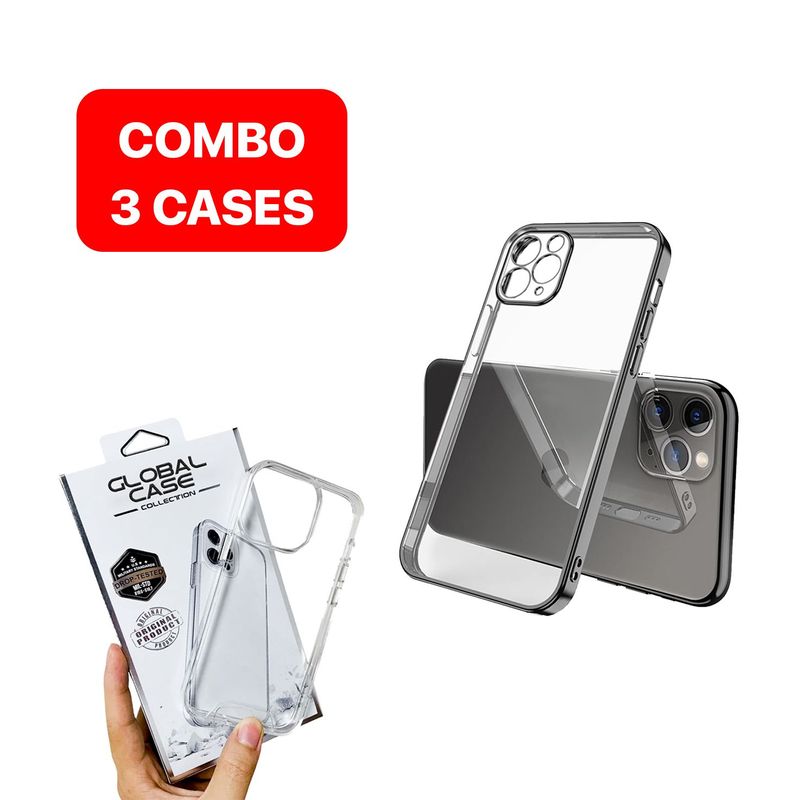 SPACE - Combo Case Space Para Iphone 11 Pro Max Transparente