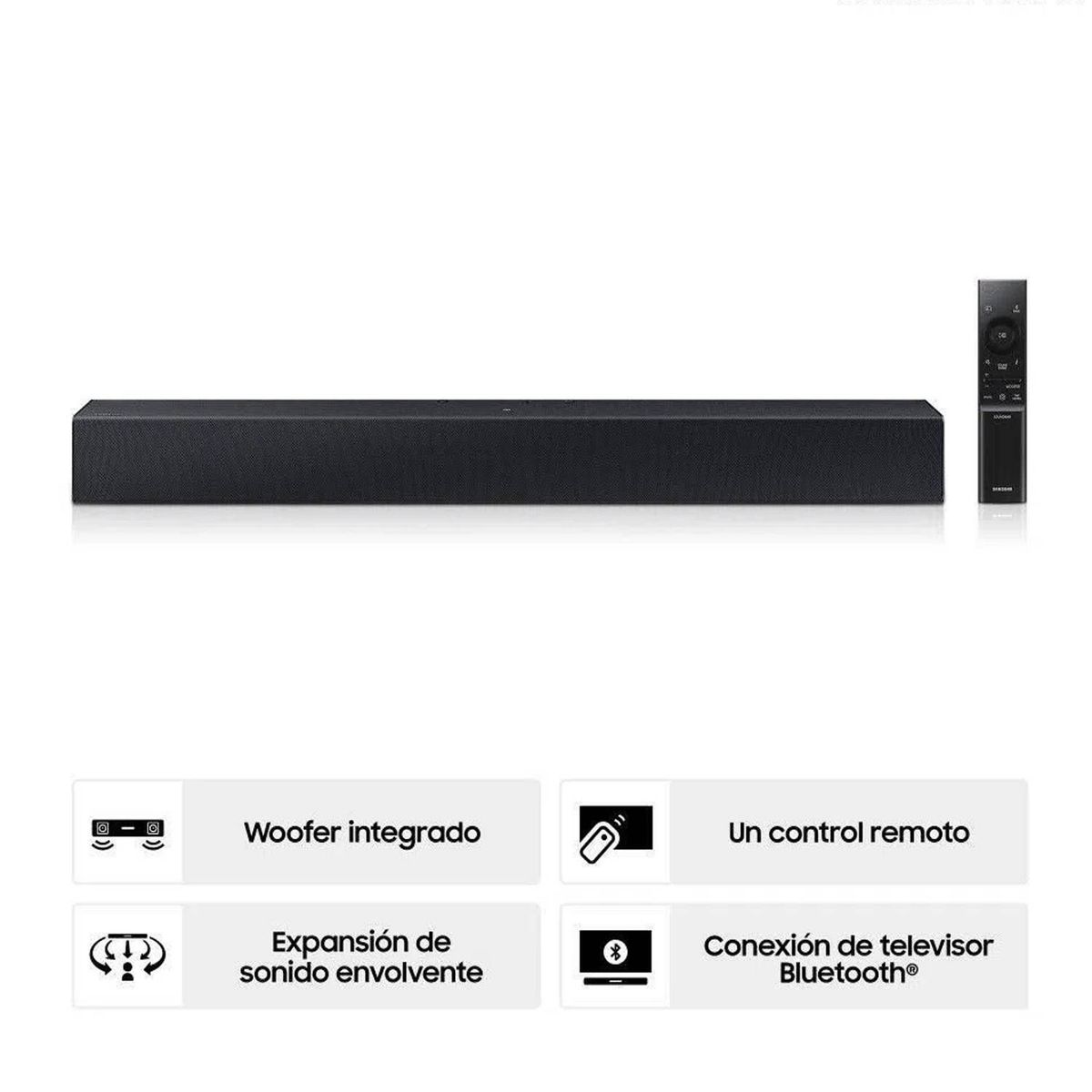 SAMSUNG - Soundbar Samsung 2.0 CH HW-C400/PE 40 WTS