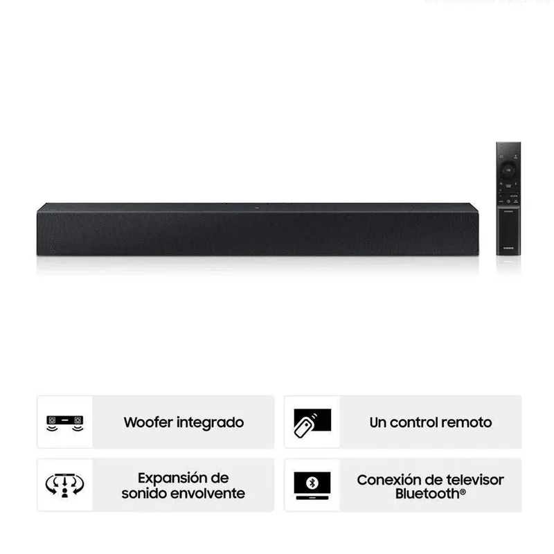 SAMSUNG - Soundbar Samsung 2.0 CH HW-C400/PE 40 WTS