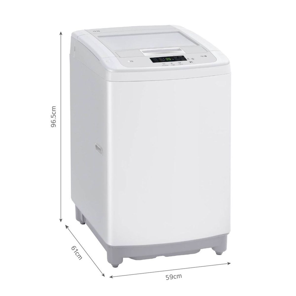 LG - Lavadora LG Carga Superior Smart Motion con TurboDrum 13 Kg WT13WPBK