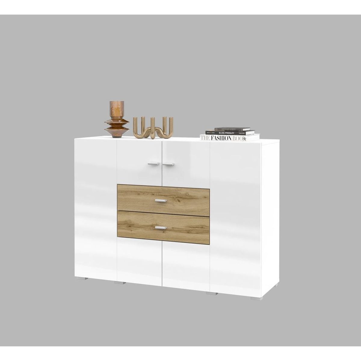 TU MESITA - Aparador Recibidor Aconcagua color BlancoDuna TU MESITA